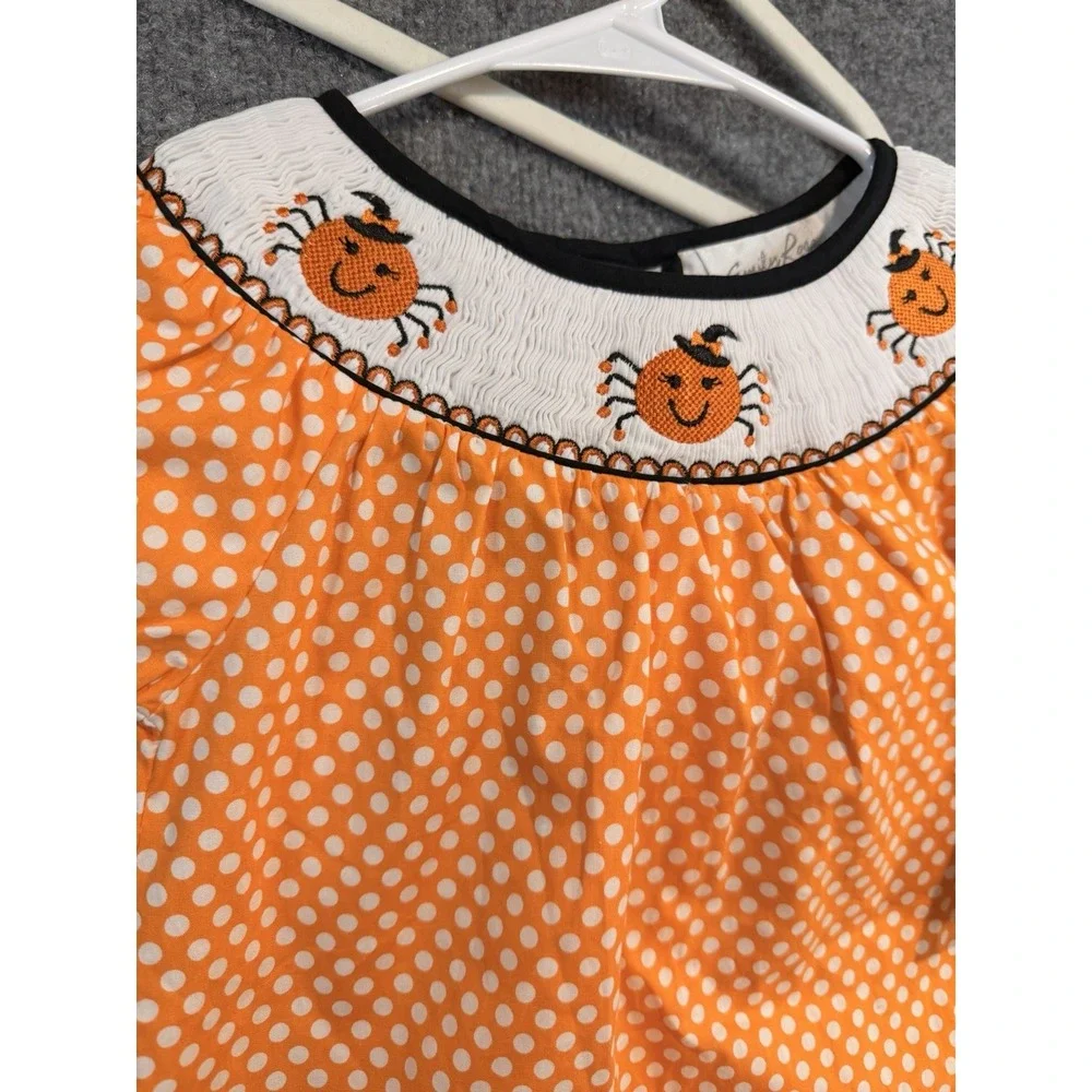 NWT Emily Rose Girls Size 5 Halloween Smocked Tunic & Leggings 2-Piece Set
